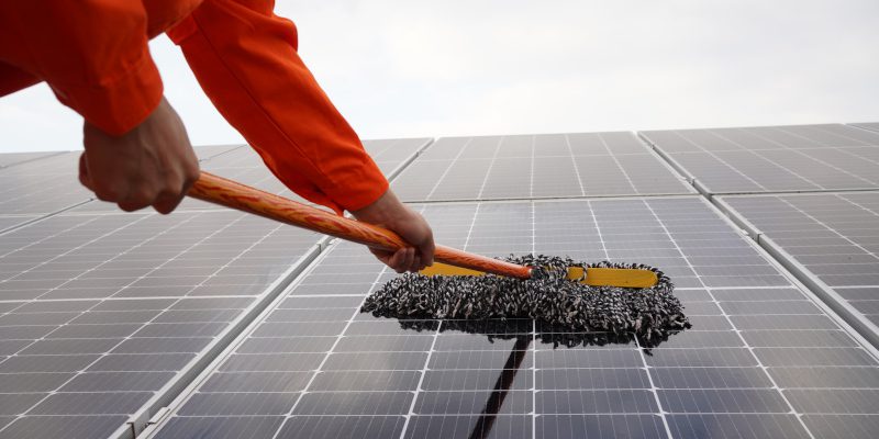 Commercial Solar Panel Cleaning in Chico, California